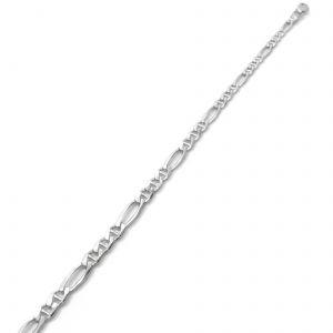 Ezüst figarucci karkötő 3mm - 