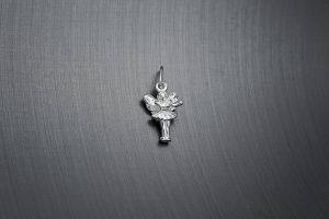 Ezüst medál balerina tündér - 