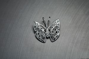 Ezüst medál pillangó - Ezüst medál