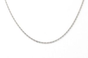 Ezüst nyaklánc gömb Charles ródiumbevonatos 2,5mm - 