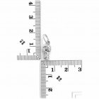 Ezüst nyúl medál – aranyos állatos függő