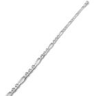 Ezüst figarucci karkötő 3mm