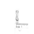 Ezüst karikagyűrű sima, fényes felülettel 4,5mm széles