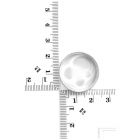 Ezüst karikagyűrű sima, fényes felülettel – 7mm széles