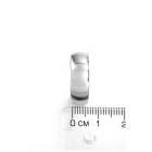 Ezüst karikagyűrű sima, fényes felülettel – 7mm széles