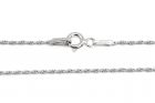 Ezüst nyaklánc sodort ródiumbevonattal