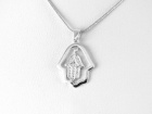 Fatima keze védelmező amulett ezüst medál